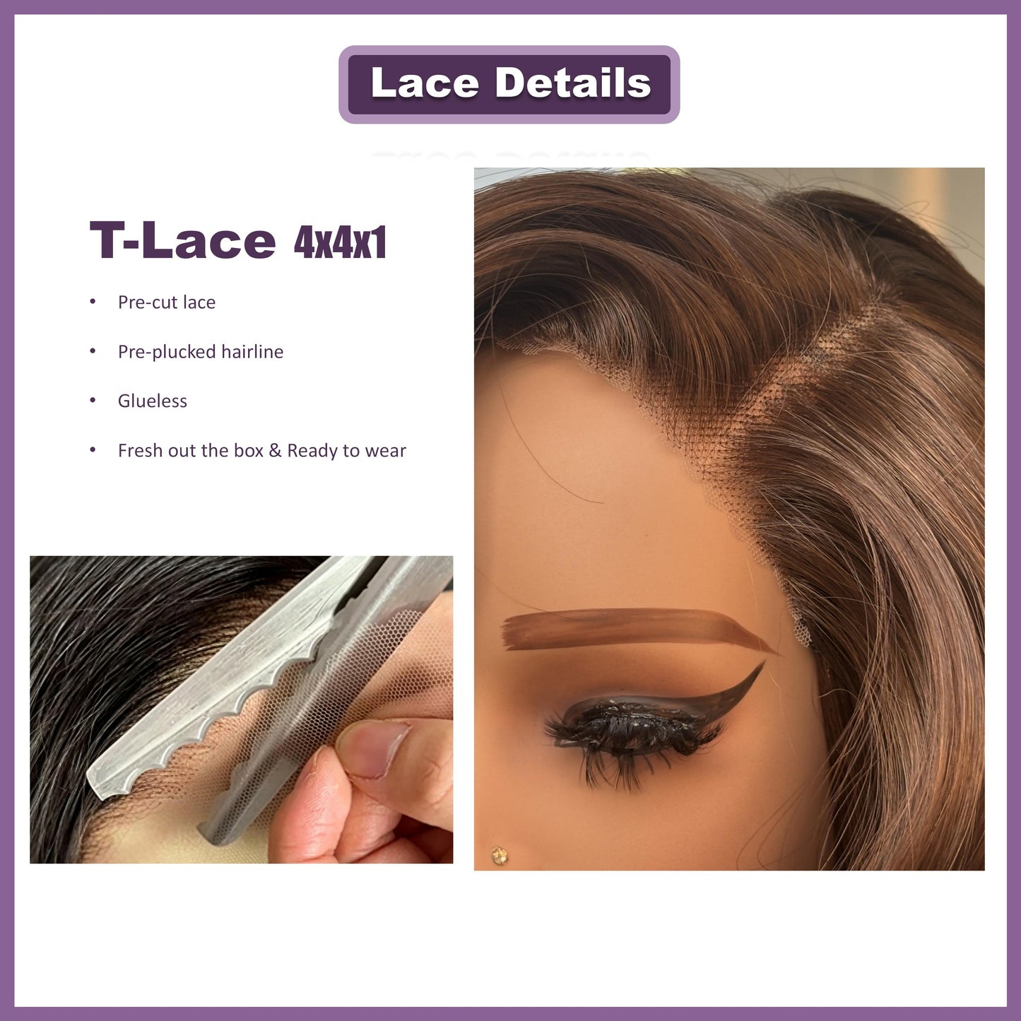 [70s Layers] Farrah Fawcett Style T Lace Glueless Synthetic Wig Chestnut