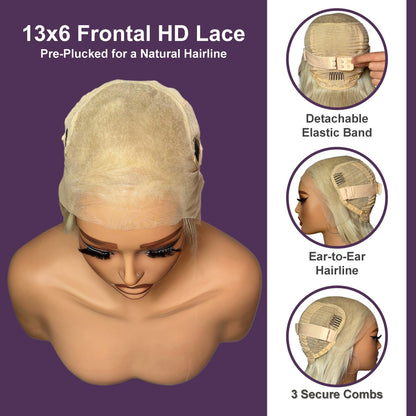 [Cool 613] Super Soft-Futura Luxury 13x6 Lace Synthetic Wig