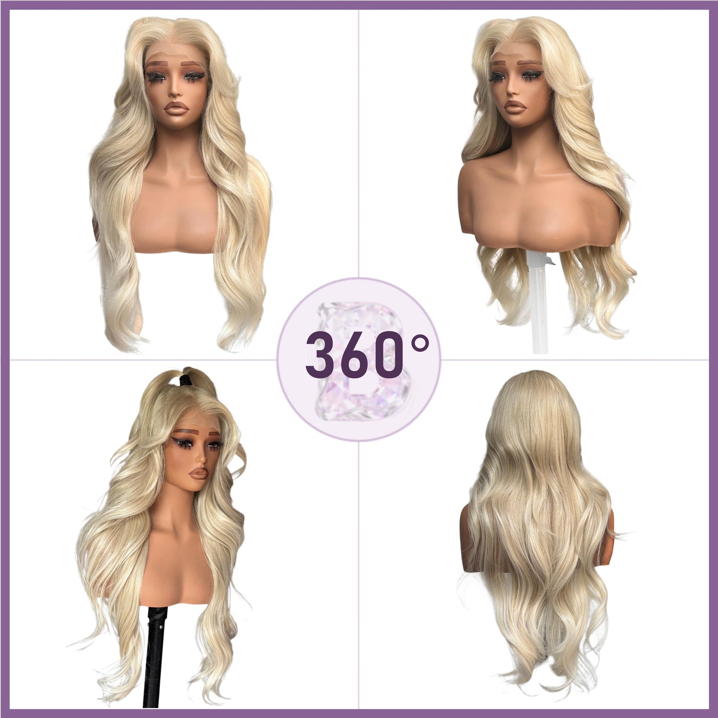 [Cool 613] Super Soft-Futura Luxury 13x6 Lace Synthetic Wig