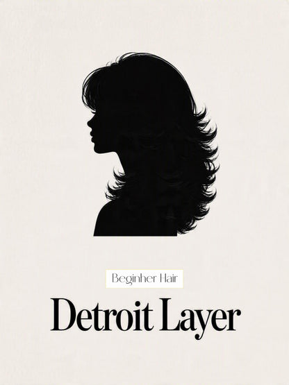 [Detroit Layers] Extra Full 250% Density Glueless Synthetic Wig
