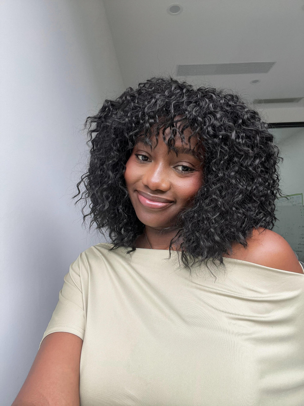 [Layered Curly Cut] Layered Curly Cut Glueless Synthetic Hair