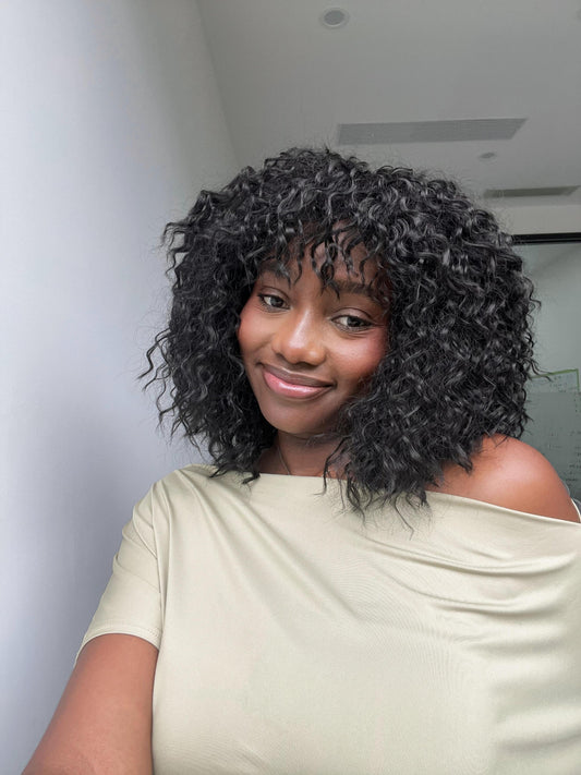 [Layered Curly Cut] Layered Curly Cut Glueless Synthetic Hair