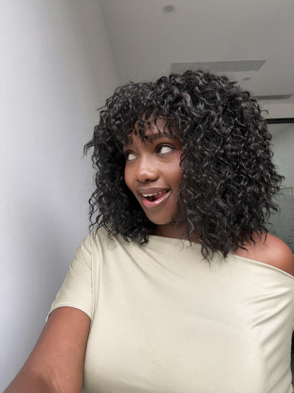 [Layered Curly Cut] Layered Curly Cut Glueless Synthetic Hair