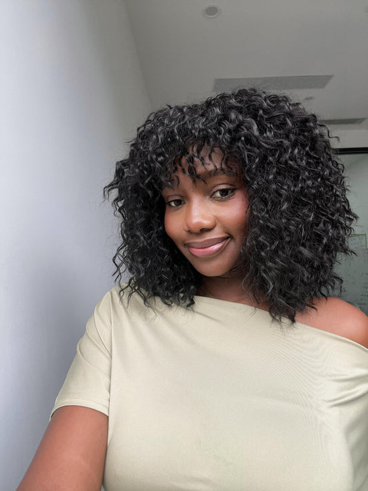 [Layered Curly Cut] Layered Curly Cut Glueless Synthetic Hair