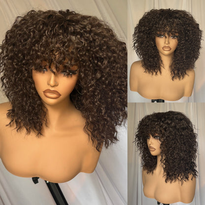 [Big Hair Curly] Layered Curly Cut Glueless Synthetic Hair