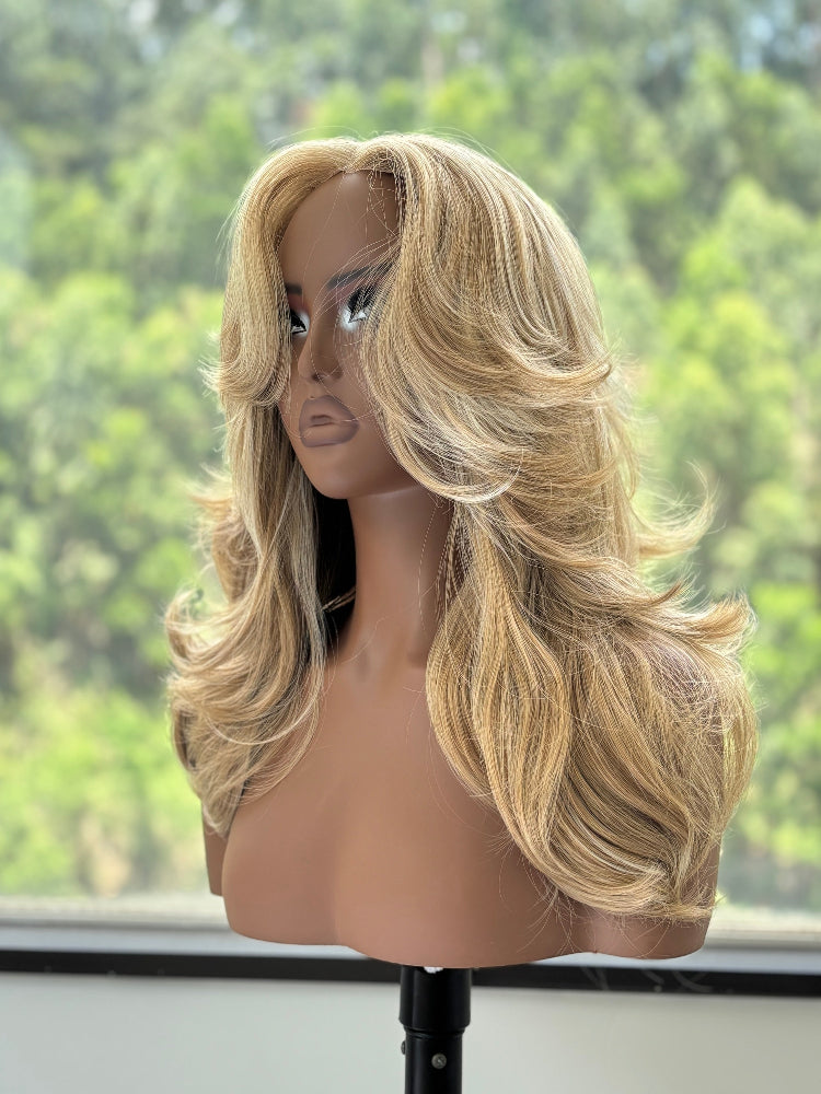[Choppy Layers] Detroit Layers 200% Density T-Lace Synthetic Glueless Wigs