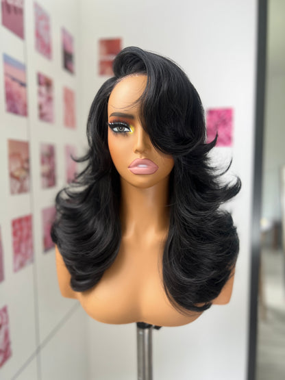 [Detroit Layers] Extra Full 250% Density Glueless Synthetic Wig
