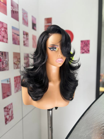 [Detroit Layers] Extra Full 250% Density Glueless Synthetic Wig