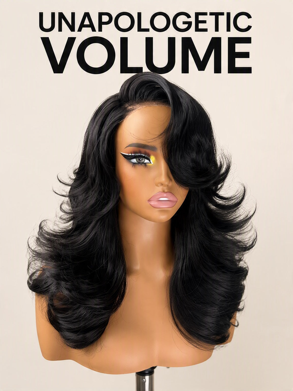 [Detroit Layers] Extra Full 250% Density Glueless Synthetic Wig