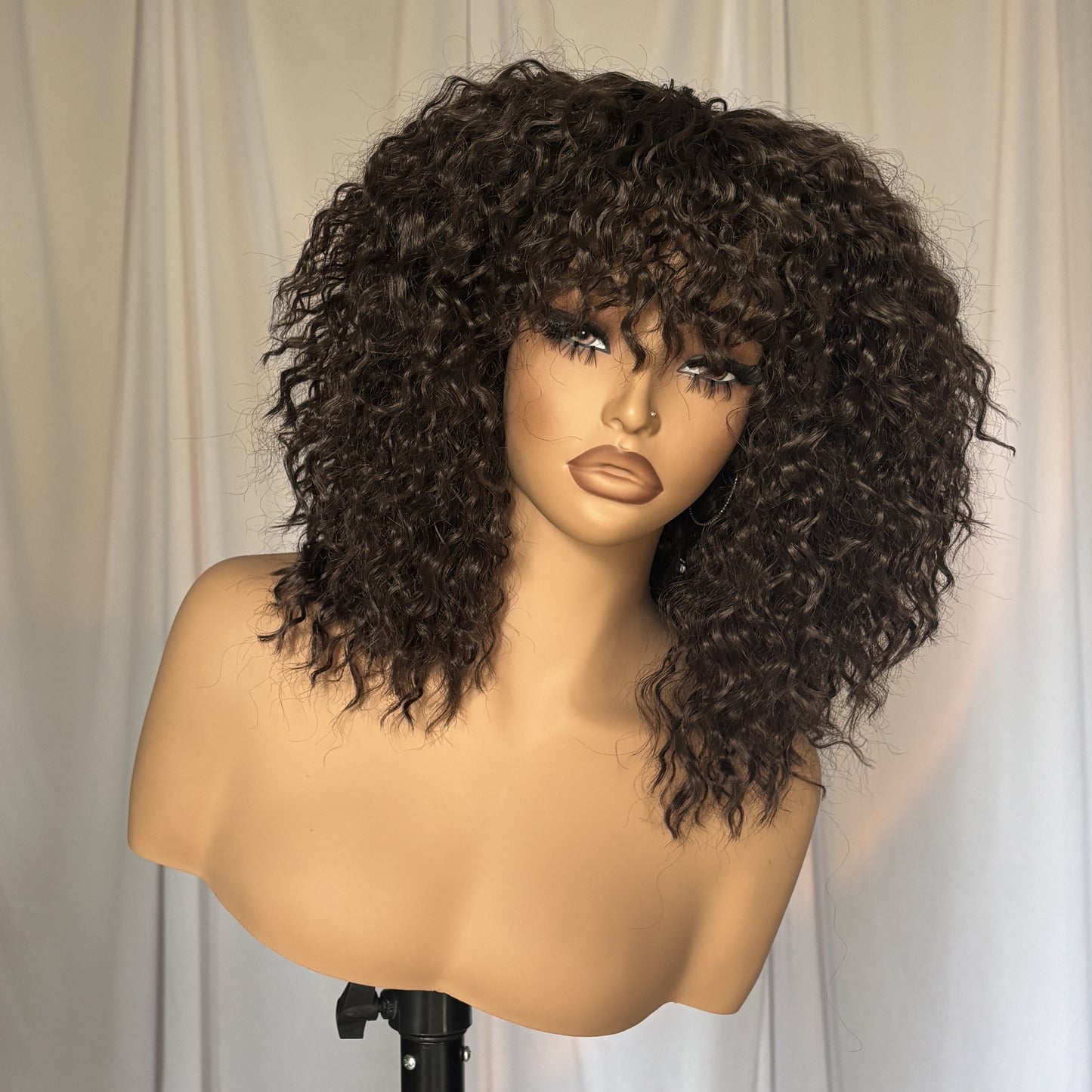 [Big Hair Curly] Layered Curly Cut Glueless Synthetic Hair