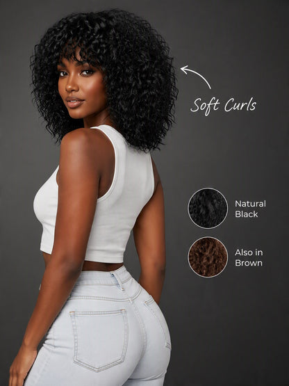 [Layered Curly Cut] Layered Curly Cut Glueless Synthetic Hair