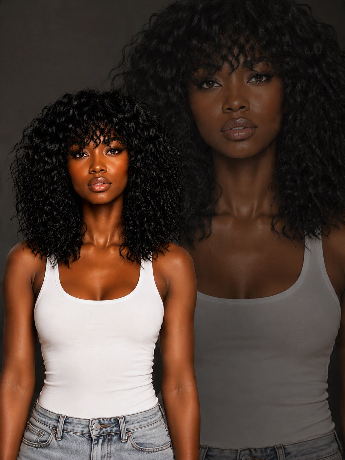 [Layered Curly Cut] Layered Curly Cut Glueless Synthetic Hair