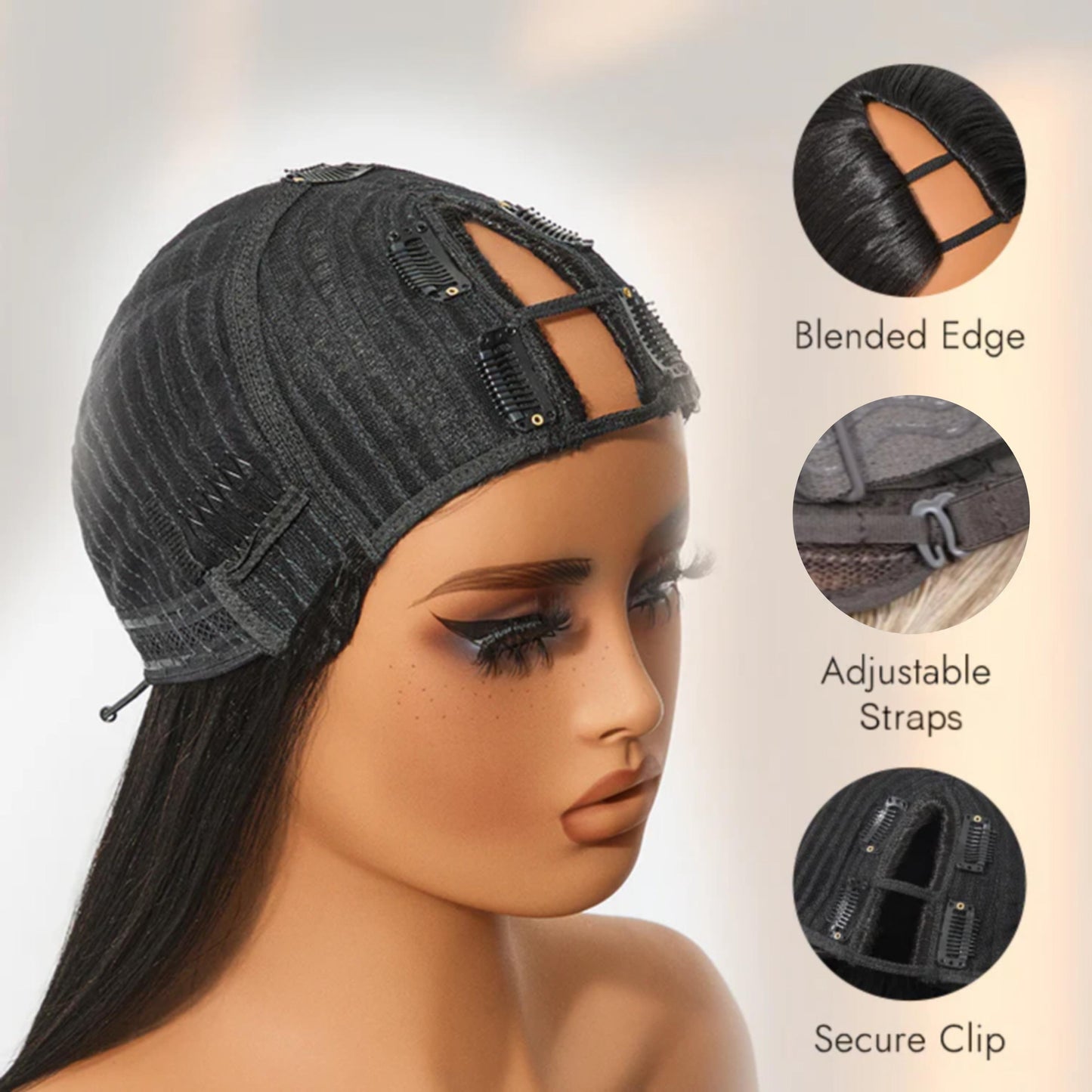 [V-Part] Detroit Layers Glueless Synthetic Wig