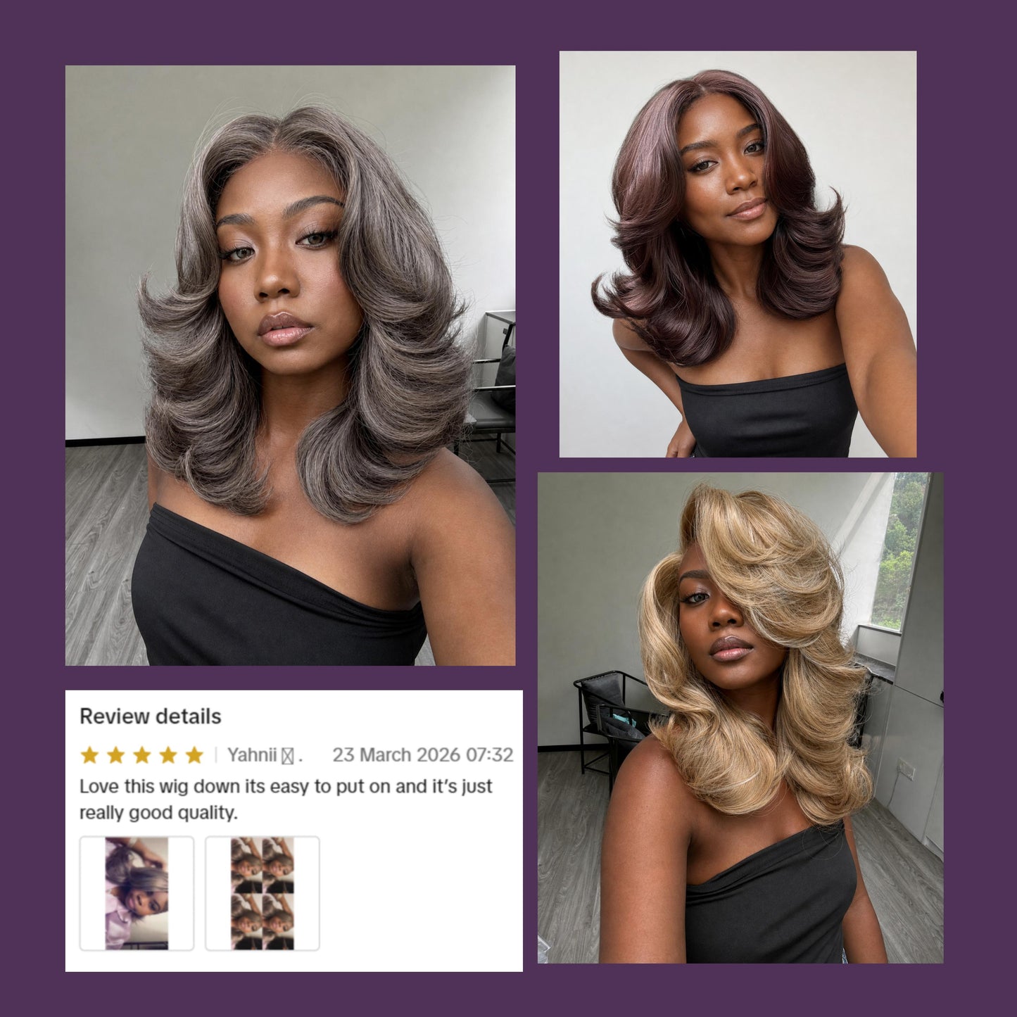 [Choppy Layers] Butterfly Cut T-Lace Synthetic Wigs Chocolate Brown