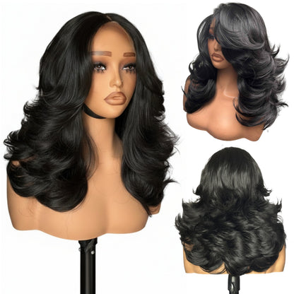 [Detroit Layers] Extra Full 250% Density Glueless Synthetic Wig