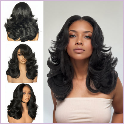 [Detroit Layers] Extra Full 250% Density Glueless Synthetic Wig