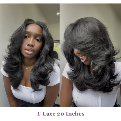 [Detroit Layers] 24 Inches 250% Density Glueless Synthetic Wig
