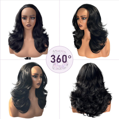 [Half Wig] Detroit Layers Glueless Synthetic Wig