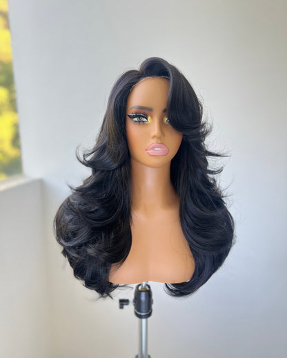[Detroit Layers] 24 Inches 250% Density Glueless Synthetic Wig