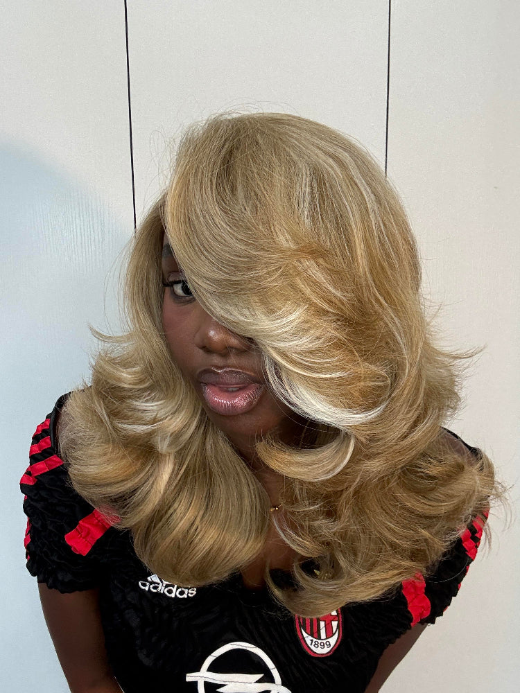 [Choppy Layers] Detroit Layers 200% Density T-Lace Synthetic Glueless Wigs