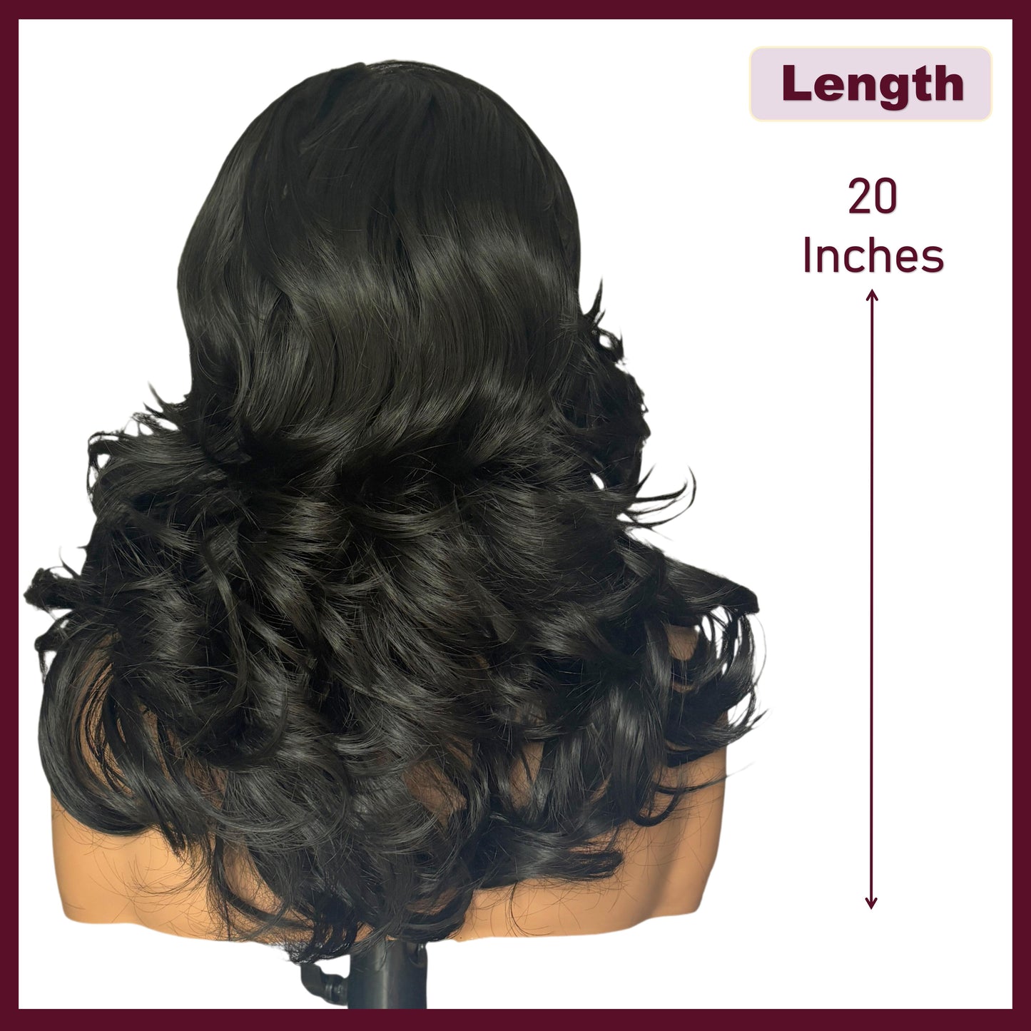[Salon Blowout Layers] Throw On & Go Side Part Glueless Synthetic Hair
