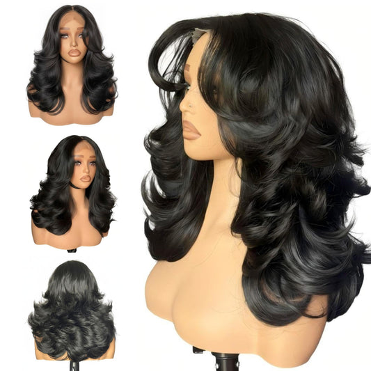 [Detroit Layers] Big Head Friendly T Lace Glueless Synthetic Wig